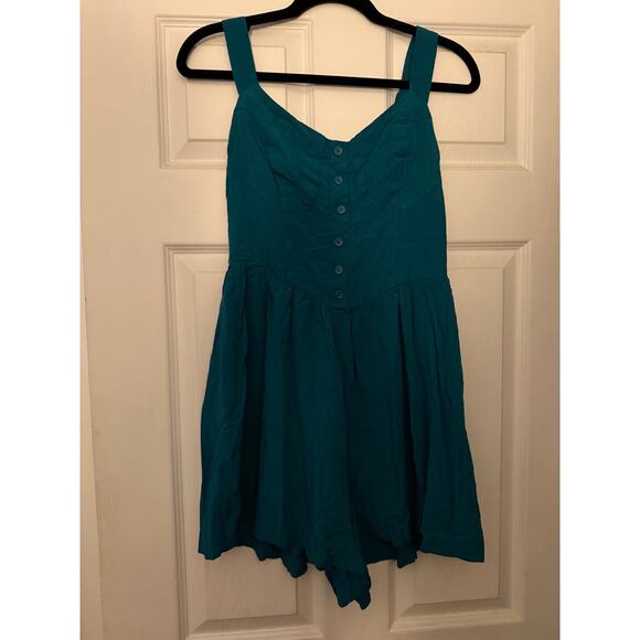 wild fable Pants - Teal Romper By Wild Fable Size Medium